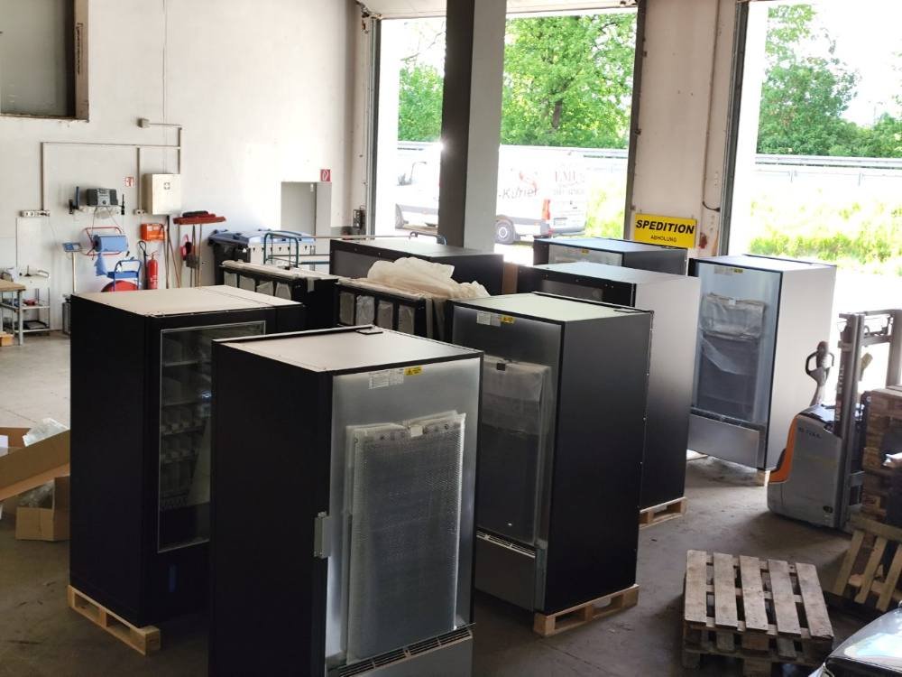Palettiertes Automatenlager von VendWerk für kurze Lieferzeiten